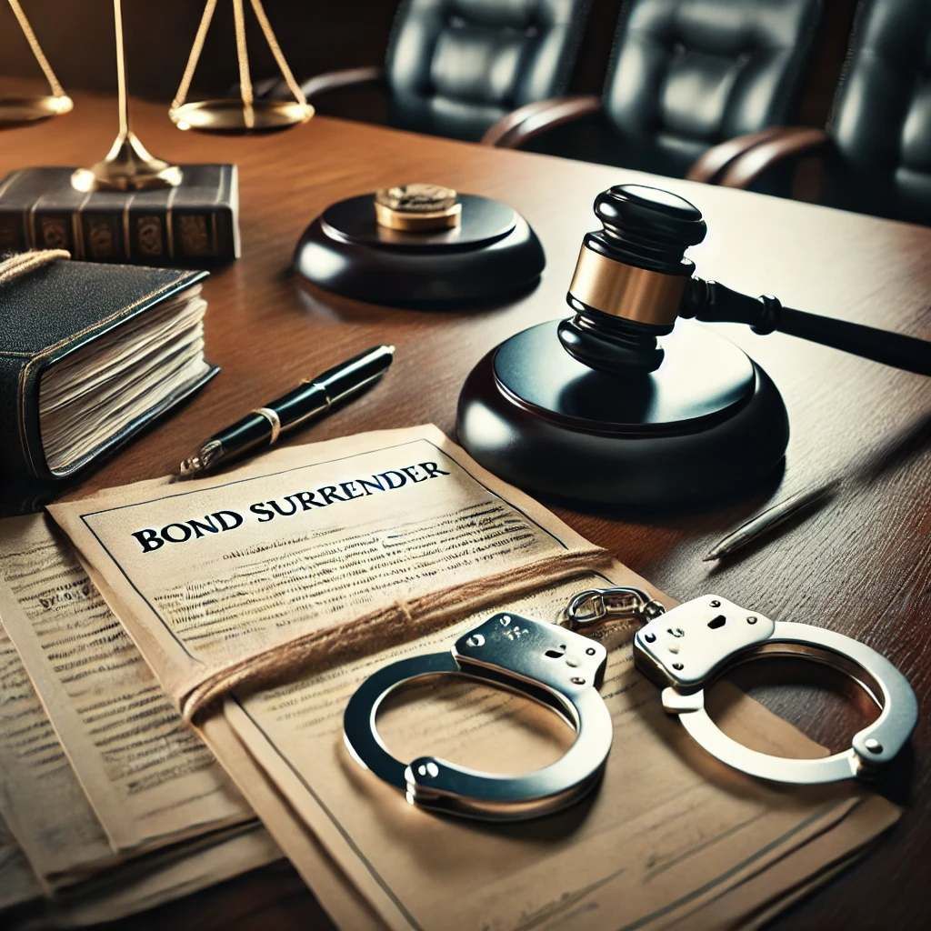 What Does Bond Surrender Mean in Bail Bonds